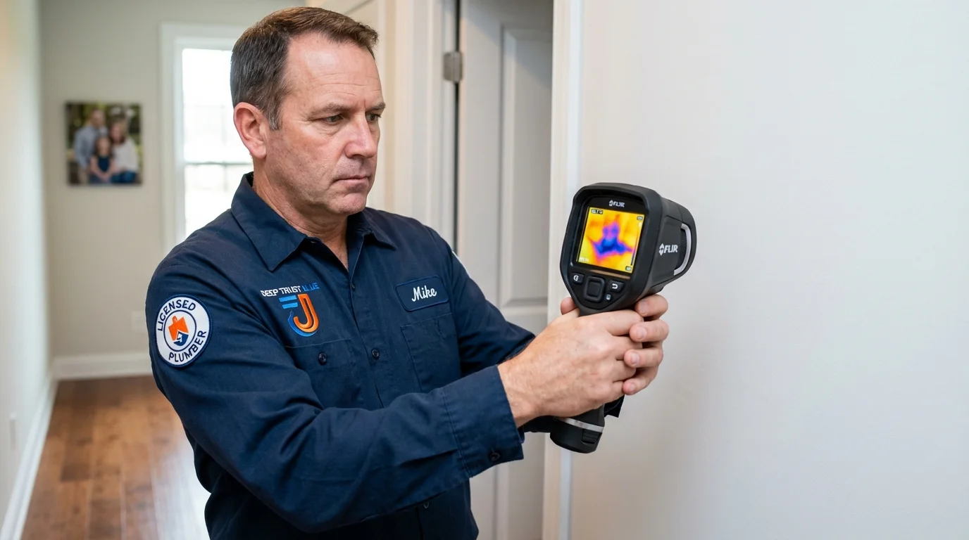 Thermal imaging leak detection by Johns Plumbing LLC in Rio Vista